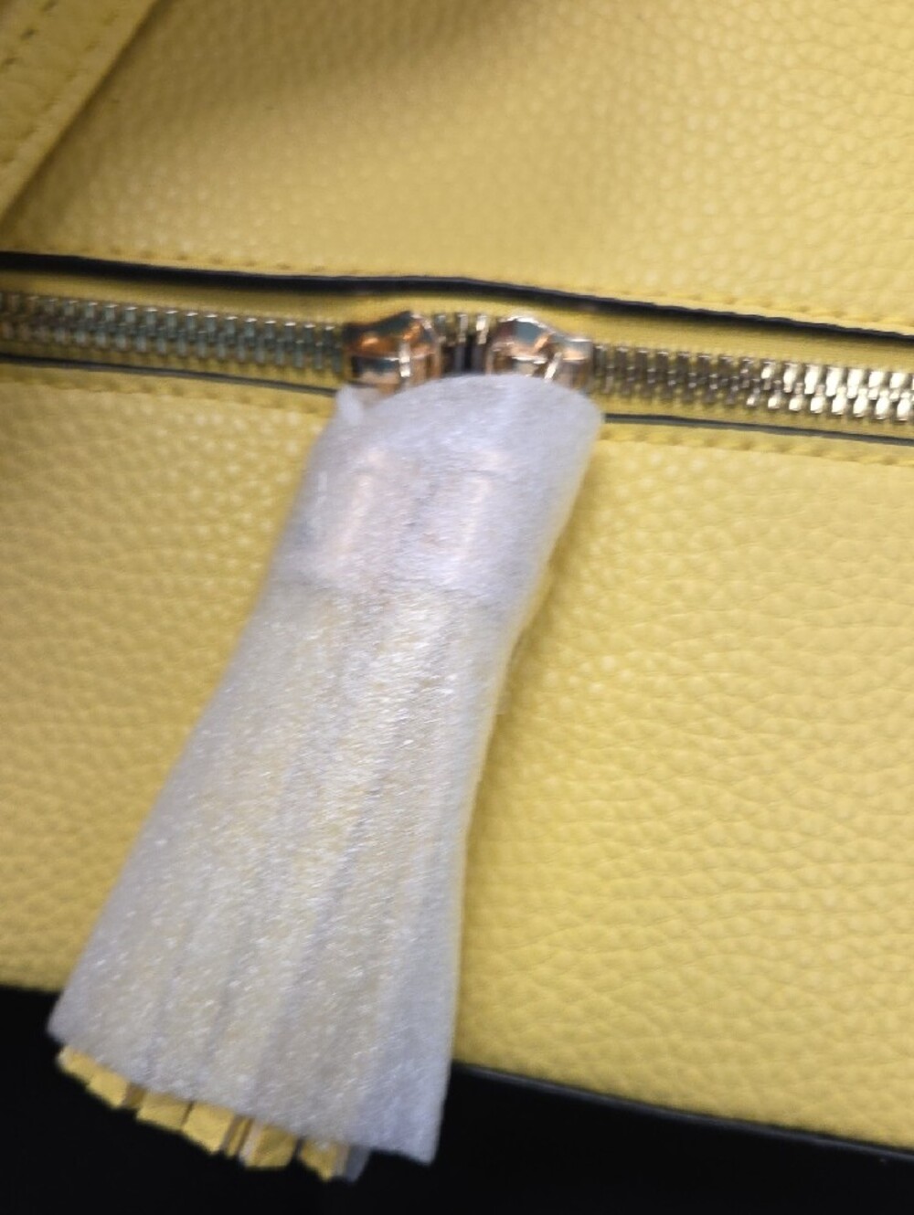 Sunny Yellow Tassel Crossbody Bag - Women - Picture 8 of 8